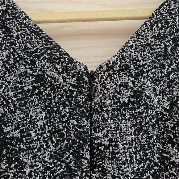 Betsey Johnson Black and Silver Metallic Dress - Picture 6 of 6